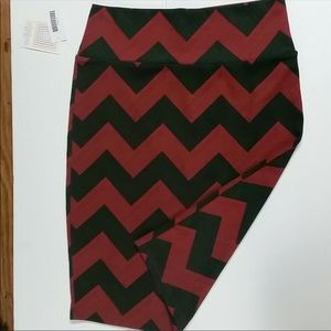 LulaRoe zigzag Cassie skirt NWT